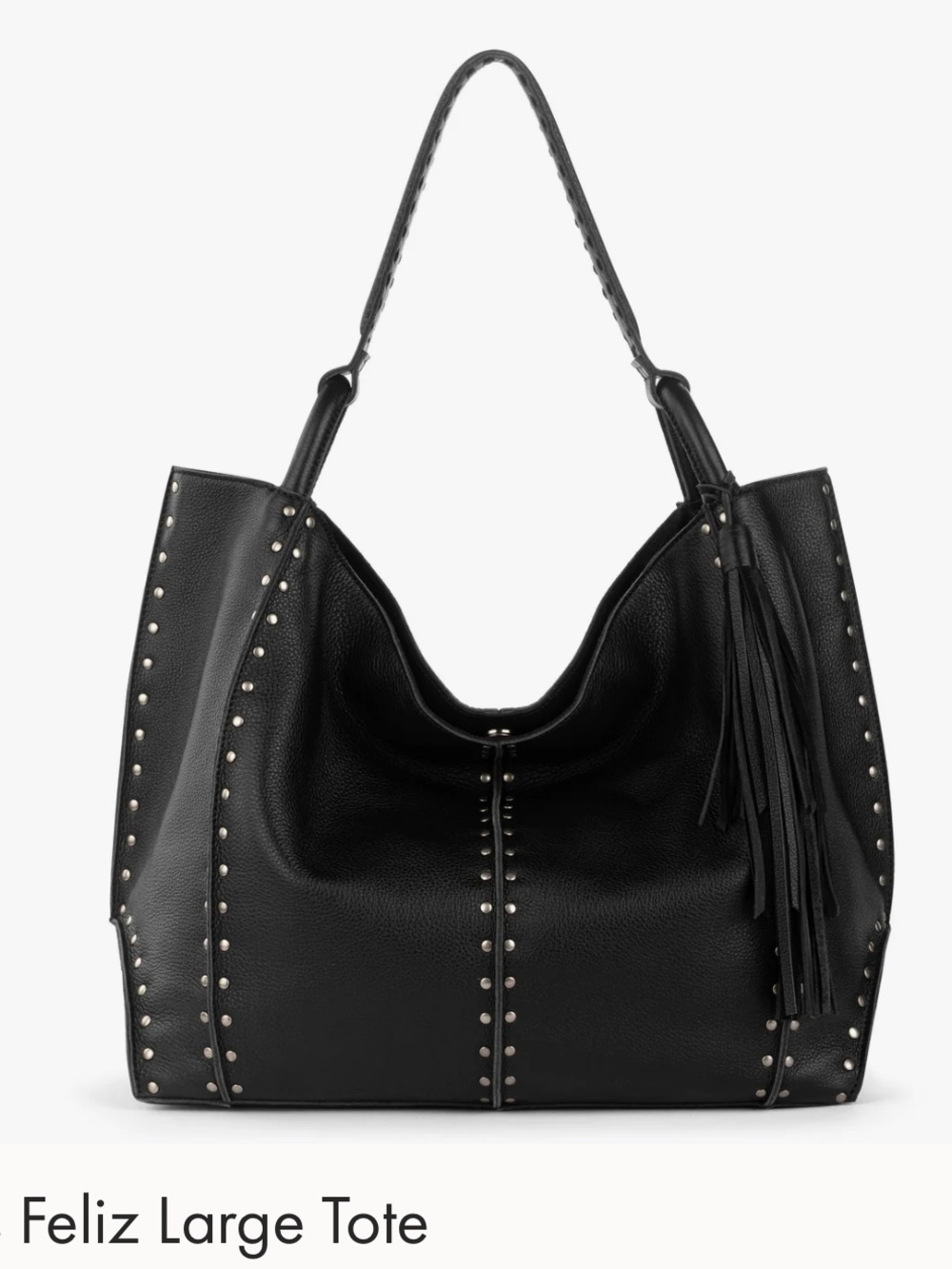 BNWT The Sak Los Feliz large tote - black